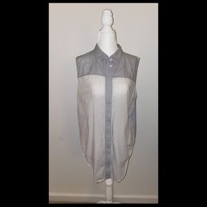 Phillip Lim Sleeveless Button-Front Blouse